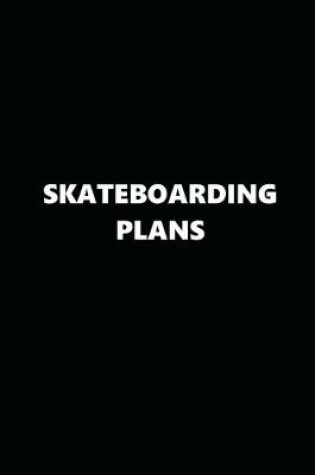 Cover of 2020 Daily Planner Sports Theme Skateboarding Plans Black White 388 Pages