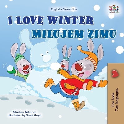 Cover of I Love Winter (English Slovak Bilingual Children's Book)