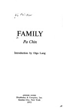 Book cover for Family Pa Chin