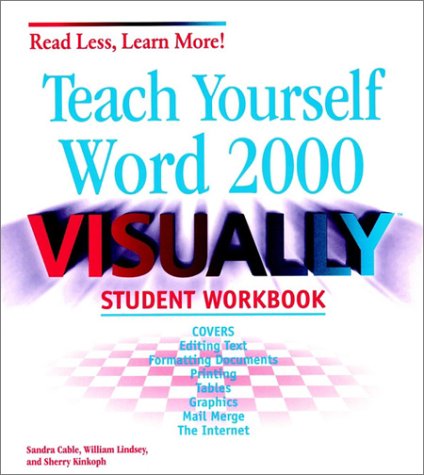 Book cover for Teach Yourself Word 2000 Visuallyo Student Workboo K