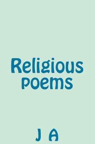 Cover of Religious poems