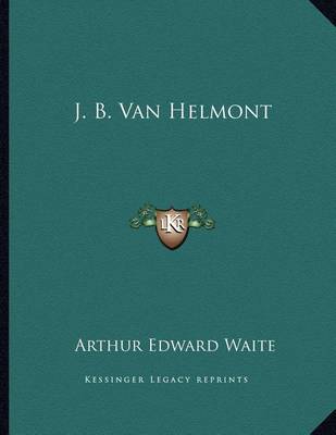 Book cover for J. B. Van Helmont