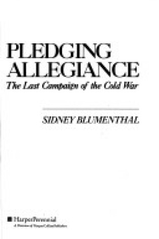 Cover of Pledging Allegiance