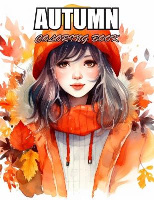 Book cover for Autumn Coloring Book for Adults