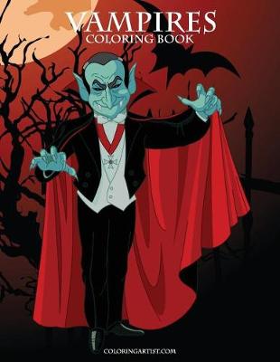 Book cover for Vampires Coloring Book 1