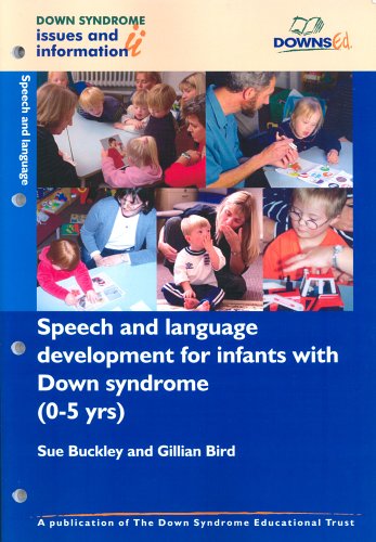 Book cover for Speech and Language Development for Infants with Down Syndrome (0-5 Years)