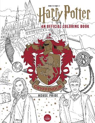 Book cover for Gryffindor House Pride: The Official Coloring Book