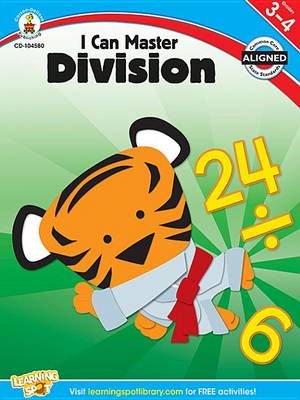 Book cover for I Can Master Division, Grades 3 - 4