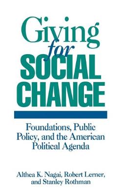 Book cover for Giving for Social Change