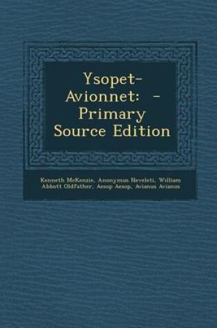 Cover of Ysopet-Avionnet