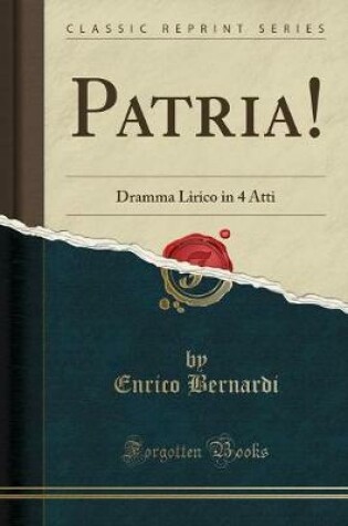 Cover of Patria!