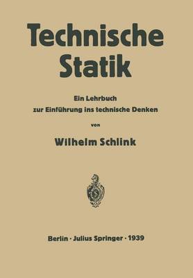 Book cover for Technische Statik