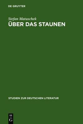 Book cover for Uber Das Staunen