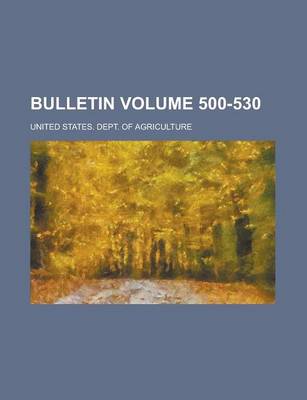 Book cover for Bulletin Volume 500-530