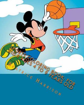 Book cover for Sports Coloring Book