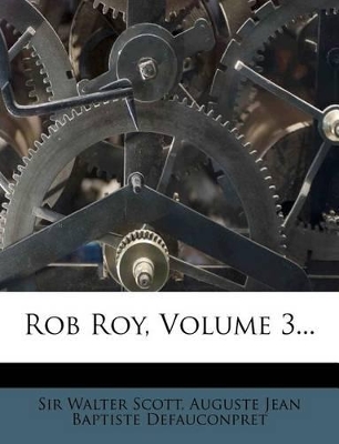 Book cover for Rob Roy, Volume 3...