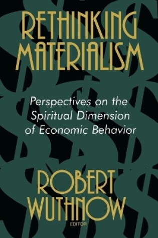 Cover of Rethinking Materialism