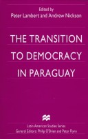 Book cover for Transition to Democracy in Paraguay