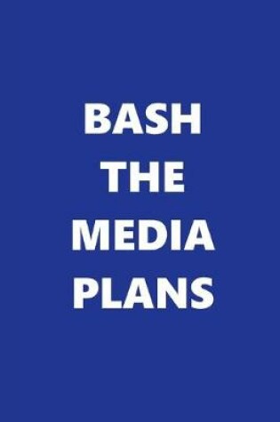 Cover of 2020 Daily Planner Bash Media Plans Text Blue White 388 Pages