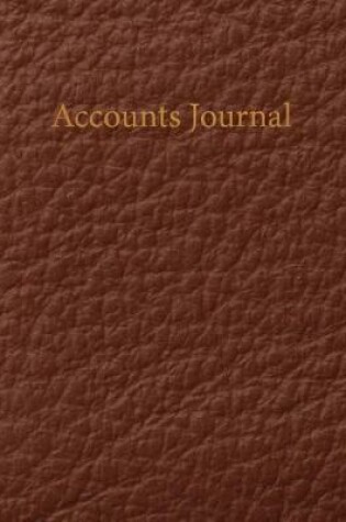 Cover of Accounts Journal