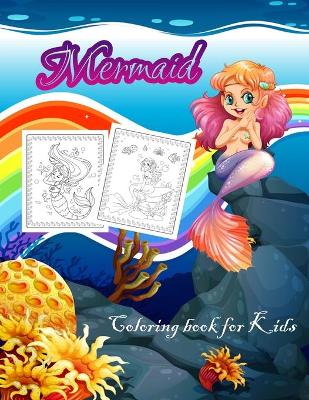 Book cover for Mermaid-Kids Coloring Book