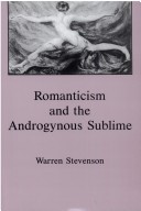 Book cover for Romanticism and the Androgynous Sublime