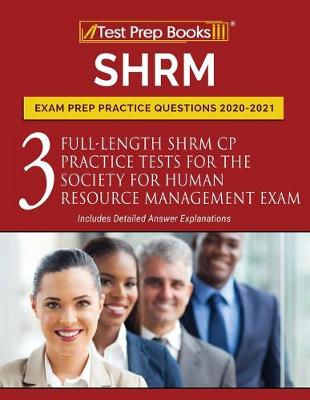 Book cover for SHRM Exam Prep Practice Questions 2020-2021