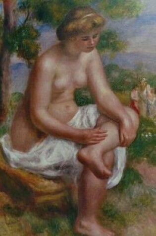 Cover of 150 page lined journal Bather on the Landscape, 1895-1900 Pierre Auguste Renoir
