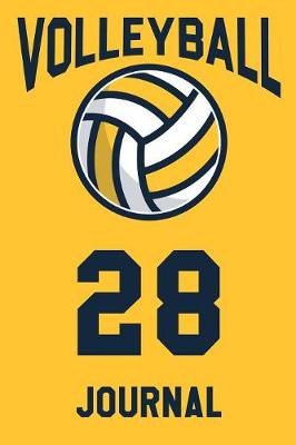 Book cover for Volleyball Journal 28