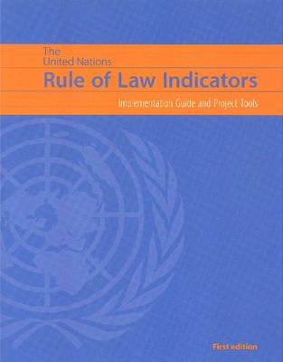 Book cover for United Nations Rule of Law Indicators