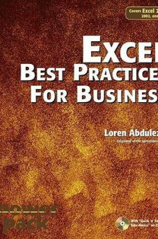 Cover of Excel Best Practices for Business