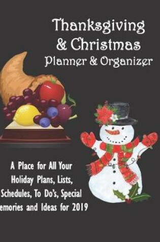 Cover of Thanksgiving and Christmas Planner and Organizer