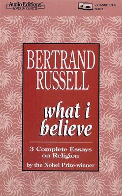 Book cover for What I Believe