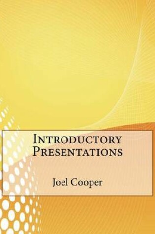 Cover of Introductory Presentations