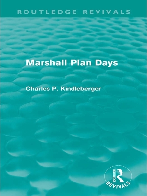 Cover of Marshall Plan Days (Routledge Revivals)