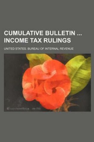 Cover of Cumulative Bulletin Income Tax Rulings