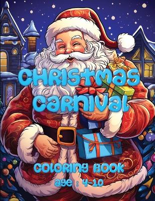 Book cover for Christmas Carnival Coloring Book