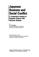 Book cover for Japanese Business and Social Conflict