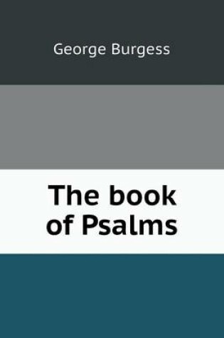 Cover of The book of Psalms