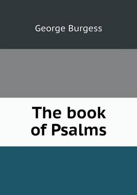 Book cover for The book of Psalms