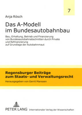 Cover of Das A-Modell Im Bundesautobahnbau