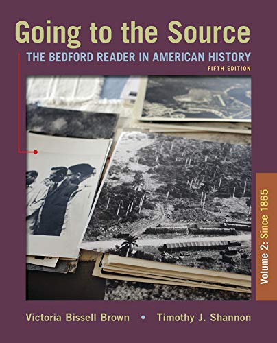 Book cover for Going to the Source, Volume II: Since 1865