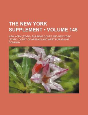 Book cover for The New York Supplement (Volume 145)