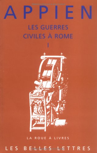 Cover of Les Guerres Civiles a Rome - Livre I