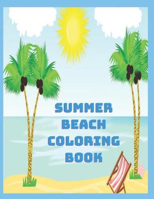 Book cover for Summer Beach Coloring Book