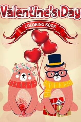 Cover of Valentines day coloring book for kids