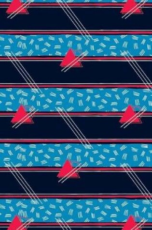 Cover of Bullet Journal Abstract Pattern Red Triangles