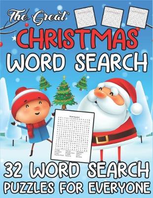 Book cover for The Great Christmas Word Search 32 Word Search Puzzles for Everyone