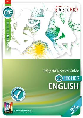Book cover for BrightRED Study Guide CfE Higher English New Edition