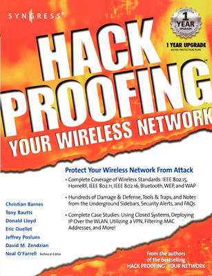 Book cover for Hackproofing Your Wireless Network